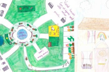 Anneliese (6) and Alice (10) win drawing competition